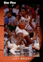 Joey Wright #27 Basketball Cards 1991 Star Pics Prices