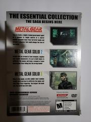 Back Of Sleeve | Metal Gear Solid Essential Collection Playstation 2