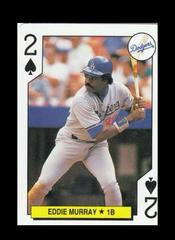 Eddie Murray [2 of Spades] Baseball Cards 1991 U.S. Playing Card All Stars Prices