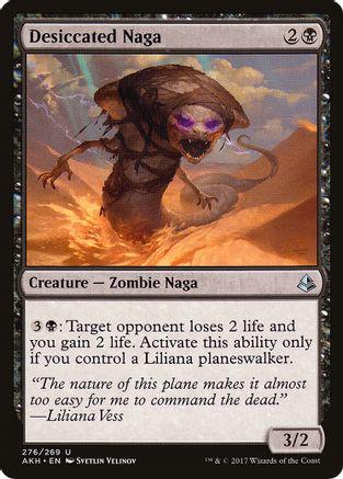 Desiccated Naga #276 Magic Amonkhet