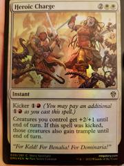 Heroic Charge [Foil] Magic Dominaria United Prices