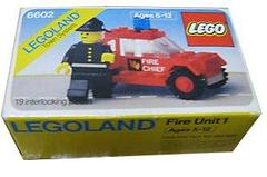 Fire Unit 1 #6602 LEGO Town Prices