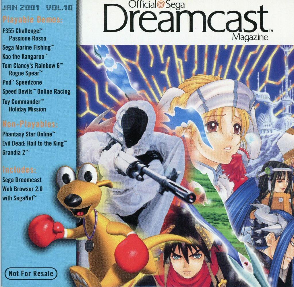 Official Sega Dreamcast Magazine Vol. 10 Dreamcast Magazine