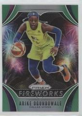 Arike Ogunbowale [Prizm Green] Basketball Cards 2020 Panini Prizm WNBA Fireworks Prices