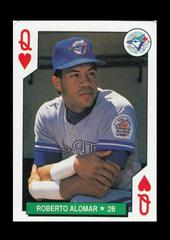 Roberto Alomar [Queen of Hearts] Baseball Cards 1991 U.S. Playing Card All Stars Prices