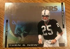 TIM BROWN #2 Football Cards 1994 Collector's Choice Then & Now Prices