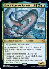 Koma, Cosmos Serpent [Foil] Magic Kaldheim Prices