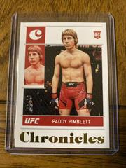 Paddy Pimblett [Gold] Ufc Cards 2022 Panini Chronicles UFC Prices