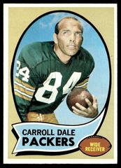 Carroll Dale Football Cards 1970 Topps Prices