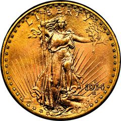 1914 D Coins Saint-Gaudens Gold Double Eagle Prices