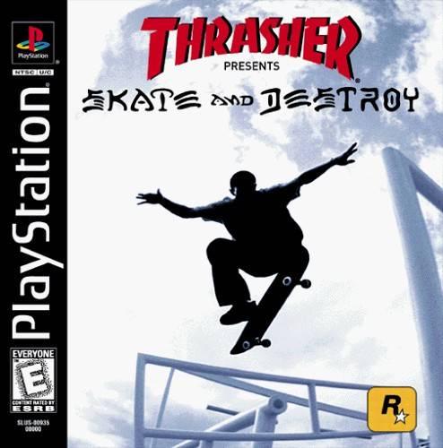Thrasher Skate and Destroy Cover Art