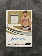 Zabit Magomedsharipov Ufc Cards 2021 Panini Immaculate UFC Memorabilia Autographs Prices