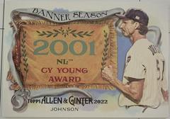 Randy Johnson #BS-24 Baseball Cards 2022 Topps Allen & Ginter Banner Seasons Prices