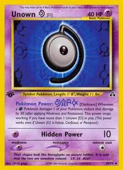 Unown D [1st Edition] Pokemon Neo Discovery Prices