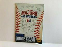 The Majors Pro Baseball - Manual | Majors Pro Baseball Sega Game Gear