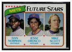 Mets Future Stars [D. Norman, J. Orosco, M. Scott] #681 Baseball Cards 1980 Topps Prices