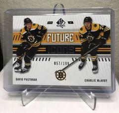 David Pastrnak, Charlie McAvoy Hockey Cards 2019 SP Authentic Prices