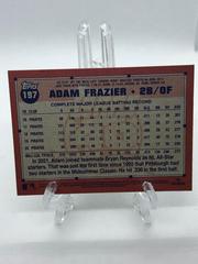 Back Of Card | Adam Frazier Baseball Cards 2021 Topps Archives
