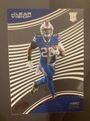 James Cook #CVR-16 Football Cards 2022 Panini Chronicles Clear Vision Rookies Prices