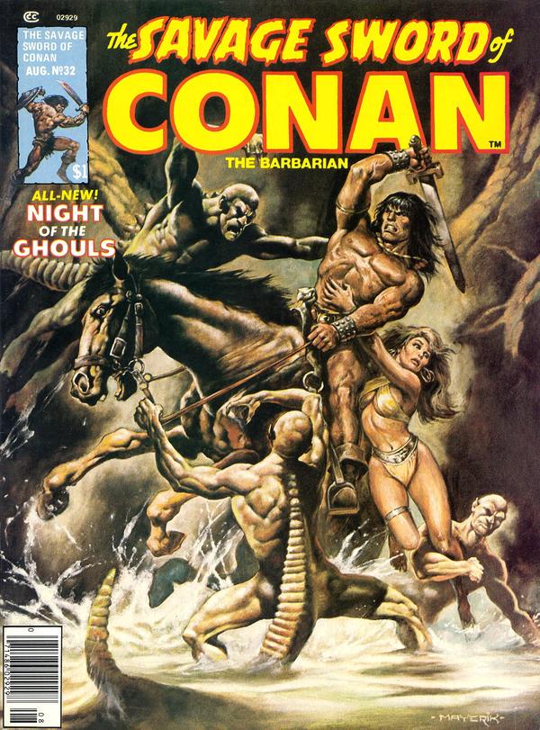 Savage Sword Of Conan The Barbarian #32 (1978) Comic Books Savage Sword of Conan the Barbarian