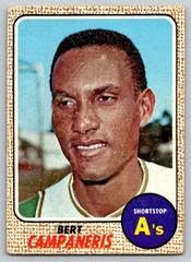 Bert Campaneris #109 Baseball Cards 1968 Venezuela Topps Prices