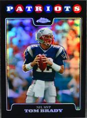Tom Brady [Refractor] #TC163 Football Cards 2008 Topps Chrome Prices