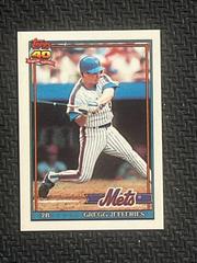 Gregg Jefferies #30 Baseball Cards 1991 Topps Micro Prices