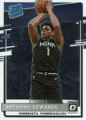 Anthony Edwards #151 Basketball Cards 2020 Panini Donruss Optic Prices