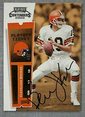 Bernie Kosar [Autograph] #193 Football Cards 2000 Playoff Contenders Prices