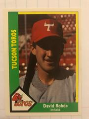 David Rohde #19 Baseball Cards 1990 CMC Tucson Toros Prices