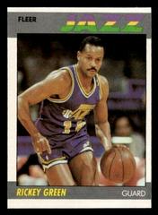 Rickey Green #43 Basketball Cards 1987 Fleer Prices