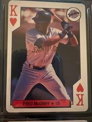 Fred McGriff [King of Hearts] Baseball Cards 1992 U.S. Playing Card All Stars Prices