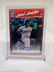 Adael Amador [Cracked Ice Red] Baseball Cards 2023 Panini Donruss Optic Retro 1990 Signatures Prices