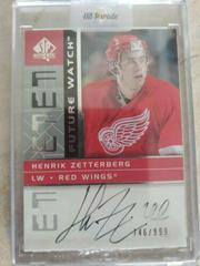 Henrik Zetterberg [Autograph] #186 Hockey Cards 2002 SP Authentic Prices