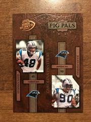 Julius Peppers and Stephen Davis #pp5 Football Cards 2004 Playoff Hogg Heaven Prices