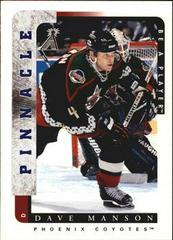 Dave Manson #57 Hockey Cards 1996 Pinnacle Be a Player Prices