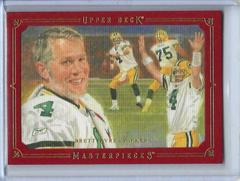 Brett Favre [Framed Red 199] #8 Football Cards 2008 Upper Deck Masterpieces Prices