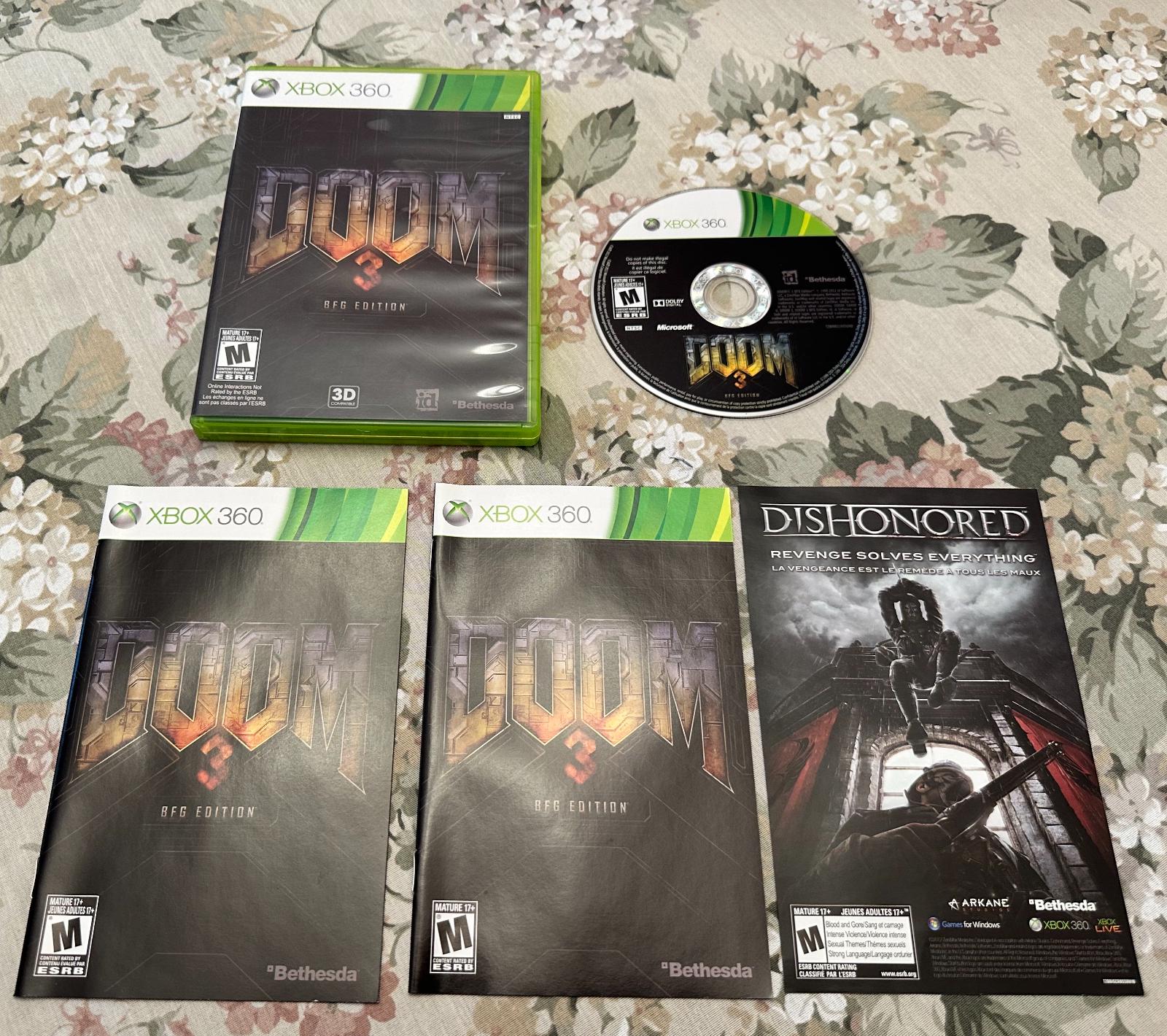 Doom 3 BFG Edition | Item, Box, and Manual | Xbox 360
