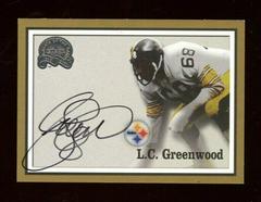 L.C. Greenwood [Autograph] Football Cards 2000 Fleer Greats of the Game Autographs Prices