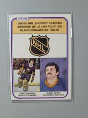 Don Edwards, Glenn Resch [Shutout Leaders] Hockey Cards 1981 O-Pee-Chee Prices