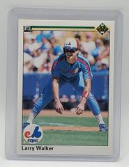 Larry Walker Baseball Cards 1990 Upper Deck Prices