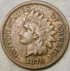 1870 [DOUBLE DIE] Coins Indian Head Penny Prices