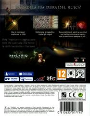 Back Cover (Italian) | Yomawari Night Alone & htol#niq: The Firefly Diary PAL Playstation Vita