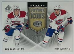 Cole Caufield, Nick Suzuki Hockey Cards 2021 SP Authentic Future Icons Prices