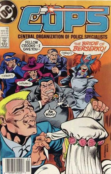 COPS [Newsstand] #12 (1989) Comic Books COPS (DC)