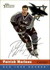 Patrick Marleau Hockey Cards 2000 Topps Heritage Prices