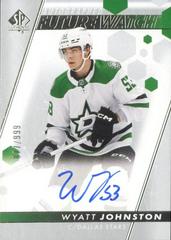 Wyatt Johnston [Autograph] #146 Hockey Cards 2022 SP Authentic Prices