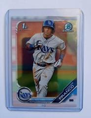 Wander Franco [Speckle Refractor] Baseball Cards 2019 Bowman Chrome Prospects Prices
