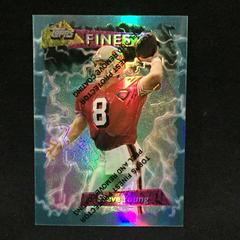 Steve Young [Refractor w/ Coating] #175 Football Cards 1995 Topps Finest Boosters Prices