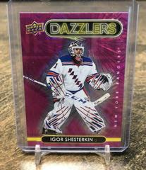 Igor Shesterkin [Pink] Hockey Cards 2021 Upper Deck Dazzlers Prices
